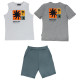 Bodytalk Παιδικό σετ Boys Tank Top & T-Shirt & Long Shorts